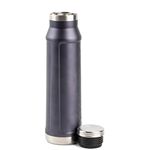 EDDIE BAUER Paragon 22 Oz Stainless Steel Water Bottle - Vacuum Insulated Water Bottle Wide Mouth BPA Free Sweat Proof Reusable Double Wall Water Bottle Flask - Travel Hiking Camping - Winter Blue