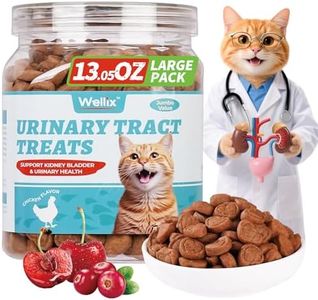 Wellix 13.5oz Urinary Tract Health Supplement Cat Treats for Indoor Cats - Chicken Flavor Kitten Snacks for Support Kidney Bladder & Urinary Health Cat Training Biscuits - Add Dandelion & Cranberry