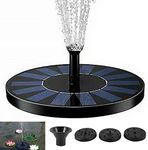 Solar Fountain Water Pump Bird Bath