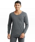 Jockey 2401 Men's Super Combed Cotton Rich Full Sleeve Thermal Undershirt with Stay Warm Technology_Charcoal Melange_XL