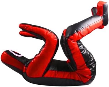 Wrestling Dummy Grappling Dummies - BJJ Dummy MMA Judo Karate Training jiu Jitsu Dummy Adult Un-Filled - Sitting (Charcoal Black)