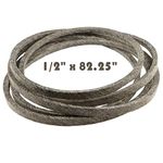 Lawn Mower Deck Drive Belt for Husqvarna 531300773 532140067 531300768; Craftsman 24103;Jonsered 532140294;Simplicity 108209;Toro 119-8821;Murray 037X43MA;AYP 161597 1/2" x 82.25" Made with Kevlar