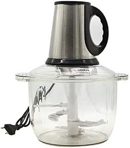 VBM 2L Stainless Steel Electric Meat Grinders with Bowl for Heavy Kitchen Food Chopper, Meat, Vegetables, Onion, Food Processor Fruit & Nuts Blender