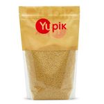 Yupik Millet Seeds, Hulled, 1 kg, Kosher, Non-GMO, Vegan, Raw, Salt-Free, Plant-Based Protein, Source of Fiber & Iron, Ideal for Recipes, Side Dishes, Salads & More