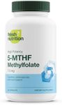 Fresh Nutrition L Methylfolate 7.5mg – DNA Verified for Maximum Potency – Superior Bioavailability – 5-MTHF Methyl Folate - 90 Capsules