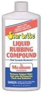 Starbrite Liquid Rubbing Compound For MEDIUM Oxidation 16oz Bottle