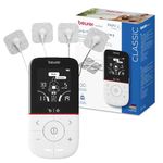 Beurer EM 56 Digital TENS/EMS, 3-in-1 Stimulation Device for Drug-Free Pain Relief Through Electrical Nerve Stimulation, Muscle Training, Massage Function, 22 programmes, incl. 4 electrodes