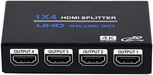 1x4 HDMI Splitter, 1 in 4 Out HDMI 