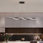 USOR LED Modern Chandelier, Dimmabl