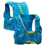 Nathan Pinnacle 12L Hydration Pack Running Vest with 1.6L Water Bladder Included. Hydration Backpack for Women/Men/Unisex. for Runs, Hiking, Cycling and More (Men's (Unisex) - Blue/Lime, L)