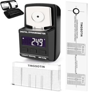 Turntable Cartridge Alignment Kit,Record Player Setup Tool with Digital Stylus Force Scale, Azimuth Ruler & Protractor, Precision Vinyl Turntable Accessories for Audiophiles, DJs & Audio Engineers