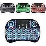 Wireless Mini Keyboard Gtek Brand with Touchpad Mouse Backlit Compatible with Android Devices/TV/IPTV Boxes