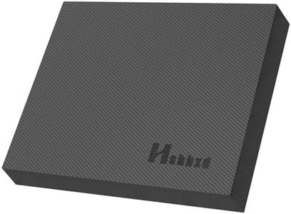 Professional Balance Pad, Nonslip Foam Exercise Balance Pad Cushion for Physical Therapy, Foam Balance Mat for Exercise, Yoga, Fitness, Stability Training and Stretching (Black, 18.9 * 15.0 * 2in)