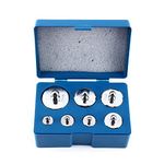 Precision Calibration Weight Set, 7Pcs Balance Scale Calibration Weight Set, Gram Scale Steel Weight Kit for Digital Jewellery Scale, 500g Total Weight