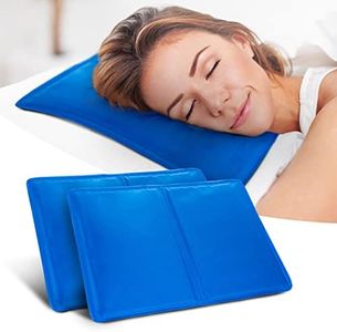 KEPLIN 2X Cooling Gel Pillows Large (30x40cm) - Improving Sleep, Flu & Fevers, Migraine Headaches