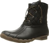 Sperry Women's Saltwater Core Boot, Black, 9.5 M US