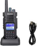 Retevis Ailunce HD1 10W DMR Amateur Radio, GPS, Dual Band, Digital Two Way Radio, Type-C 3200mAh Battery, IP67 Waterproof, 16 Keys DTMF, Compatible with Ham Radio (1 Pcs, Black)