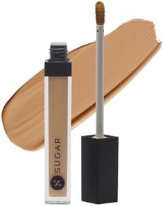 SUGAR Cosmetics Magic Wand Full Coverage Concealer | Matte | Waterproof |For All Skin Types | Lasts Upto 8 Hrs | 8.4gm - 45 Con Panna (Medium Beige Full Coverage Concealer With Golden Undertone)