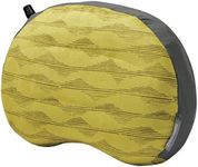 Therm-a-Rest Air Head Inflatable Travel Pillow, Size: L (63 x 196 cm), Colour: Yellow Mountains