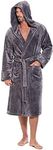 Turquaz Plush Robes For Men, Soft F