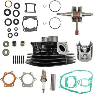 GXYWADY Cylinder Piston Crankshaft Seal Gasket Top End Kit Set Rebuild Kit Replacement for Yamaha Blaster 200 YFS200 1988-2006 2XJ-11311-02-00 2XJ-11631-01-97 37F-11400-00-00