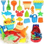 Elovien Beach Sand Toys Set, 24PCS 