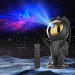 SZPACMATE Astronaut Galaxy Star Projector Starry Night Light,Spaceman Light Projector,Bedroom and Ceiling Projector with Timer,Remote Control,Gifts for Children and Adults