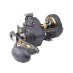 PENN Fathom® II Star Drag Reel, Saltwater Fishing Reel, Conventional Reels, Sea - Nearshore/Offshore Fishing, Shore and Kayak Fishing, Unisex, Black Gold, 15 | Right Hand