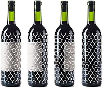 50 Pieces Wine Mesh Protective Sleeves 7.8 Inch Long Mesh Liquor Bottle Sleeves Keep Bottles Safe Mesh Sleeves for Wine Liquor Bottles Keep Bottles Safe While Traveling or in Transportation, White