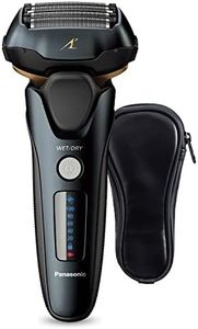 Panasonic Rechargeable 5-Blade Wet/Dry Shaver with Multi-Flex Contour-Following Head And Pop-Up Trimmer (ES-LV67-K841)