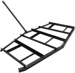 Driveway Drag 84" Width, Heavy Duty Steel, Driveway Grader for ATV, UTV, Garden Lawn Tractors, Topdressing Spreader Tool, Wide Drag Level, Lawn Tractor Attachments for Hay Field, Gravel, Soil