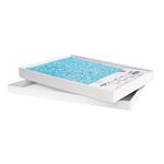 PetSafe ScoopFree Replacement Crystal Cat Litter Tray, Self-Cleaning Automatic Cat Litter Box, Tray Refills, Dust Free Non-Clumping, Odour Control (Pack of 1), White, Blue