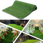 ALTRUISTIC Artificial Grass Synthetic Mat 5ft x 10ft,Outdoor Garden Lawn Landscape Turf for Pets, Faux Grass Rug with Drainage Holes,Fake Grass Indoor Backdrop Wall Christmas Party Decor