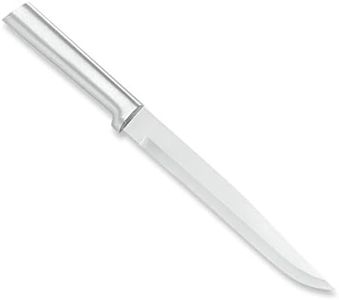 Rada Cutlery Slicing Knife – Stainless Steel Blade with Brushed Aluminum Handle Made in The USA, 11-3/8 Inches