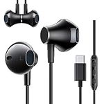 USB C Headphones for Samsung Galaxy S23 S22 Ultra S20 A54 A53 USB C Earphones with Mic Wired Earbuds USB Type C Earphones for iPhone 15 Pro Max iPad Pro Air 5/4 Pixel 8/7/6/6a