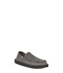 Sanuk Men's Vagabond Sidewalk Surfer St Hemp Loafer, Grey, 9 UK