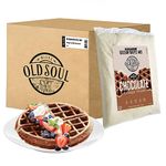 OldSoul Belgian Waffle Mix | Chocolate Flavour | Soy & Nut free | 30 lbs | 168 Waffles