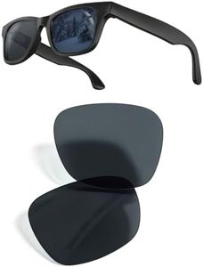 Polarized Replacement Lenses for Ray-Ban Meta, Compatible with Wayfarer Glasses Gen 2 RW4006 50mm & RW4008/RW4012 53mm