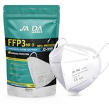 FFP3 Masks Pack of 10 With >99% Filtration Efficiency - Disposable Face Mask UK - Soft And Secure Fit (Packaging may vary)