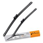 2 x OEM Quality Wiper Blades for Volkswagen Jetta 2011-2019 Volkswagen Vento 2014-2017 Volkswagen CC 2013-2017, OE Genuine Style (24" + 19" Front Wiper Blades)