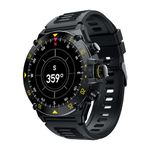 CULTSPORT Forge Xr 1.43" Rugged Amoled, Barometer, Altimeter, Compass, Strava Integrated,Black