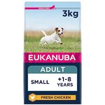 Eukanuba Complete Dry Dog Food for Adult Small Breeds with Fresh Chicken 3 kg