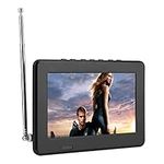 T Radio, Cd, Cassette W Battery USB Charger Option Tv for Emergencies,Battery Operated Tv Star Atsc Car Digital Tv Fm Radio 7In 1080P Stereo High Sensitivity Digital Tv (7 inch ATSC)