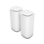 Linksys Velop Pro 7 Mesh WiFi 7 System MBE7002 - Cognitive Mesh Router with Tri-Band and over 10 Gbps Speeds - Whole Home Coverage up to 550 sqm. - Connect 400 Devices - 2 Pack
