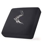 hyha Waterproof Couch Cushion Covers, Magic Sofa Covers Washable, Stretch Sofa Seat Cushion Slipcovers, Waterproof Couch Covers for Sofa Pets (1 Cushion Sofa, Black)