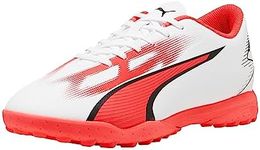 PUMA Men's Attacanto Turf Trainer Sneaker, Puma White-puma Black-fire Orchid, 8