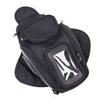 Remaiw moto Universal Motorcycle Oil Fuel Tank Bag Magnetic Motorbike Riding Waterproof Bag Black