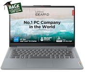 Lenovo IdeaPad Slim 3 12th Gen Intel Core i5-12450H 14" (35.5cm) FHD 250 Nits Thin & Light Laptop (16GB/512GB SSD/Win 11/Office 21/1Yr ADP Free/Alexa built-in/3 mon. Game Pass/Grey/1.37Kg), 83EQ005VIN