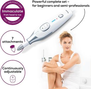 Beurer Pedicure Manicure Set – Electric Nail Care Kit