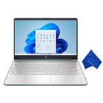HP 15.6” Laptop – Intel Core i5-1235U, 8GB RAM, 256GB SSD, Windows 11 Home (with Microfiber Cloth) – Spruce Blue (15-DY5885WM)